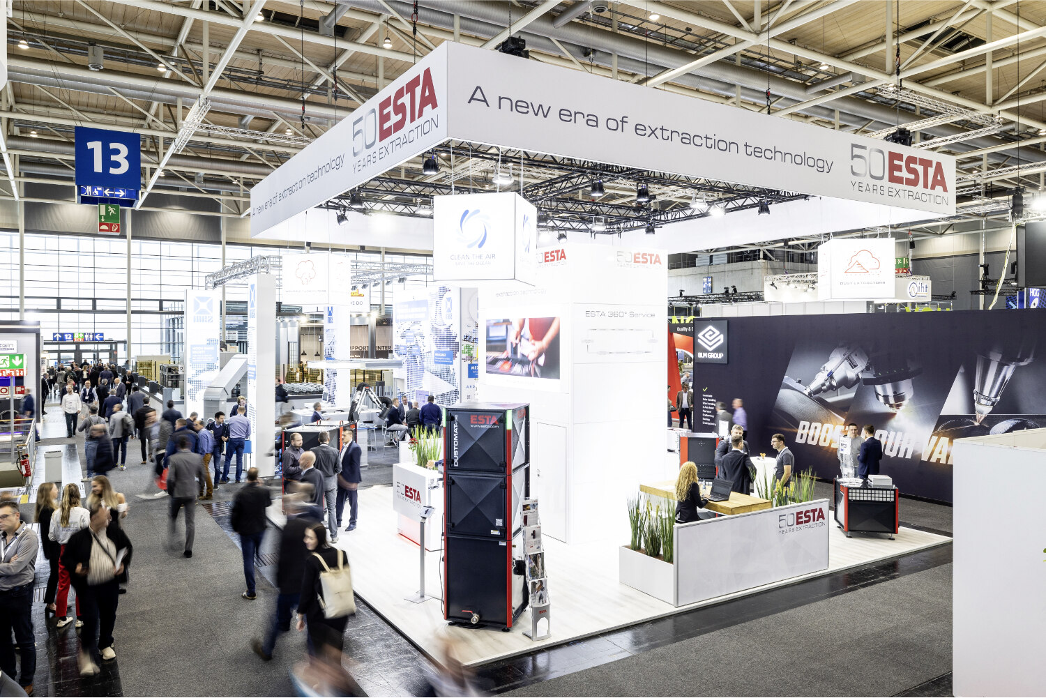 ESTA Absaugtechnik auf der EuroBLECH 2022 ESTA Absaugtechnik auf der EuroBLECH 2022