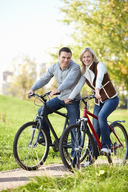 Fahrrad fahren für die Gesundheit