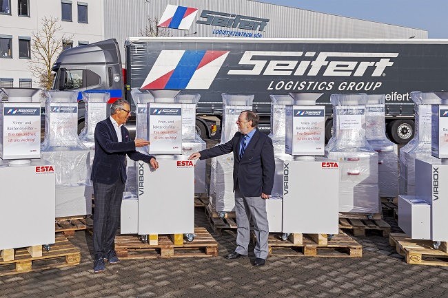 ESTA Luftreiniger bei der Seifert Logistics Group ESTA Luftreiniger bei der Seifert Logistics Group