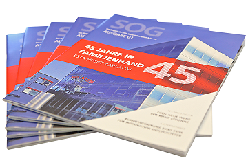 Das Unternehmensmagazin SOG berichtet über die Absaugtechnik von ESTA. Das Unternehmensmagazin SOG berichtet über die Absaugtechnik von ESTA.