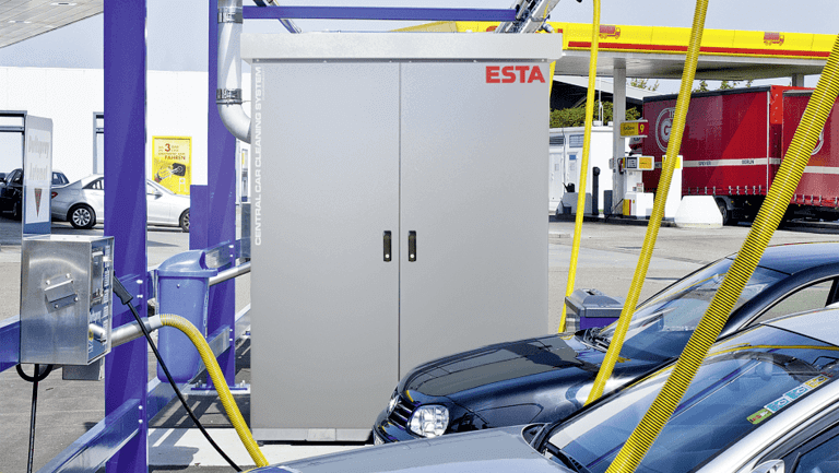 Central Car Vacuum Cleaning System Esta Extraction Technology