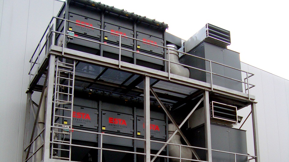 The central extraction unit DUSTMAC for the respective application. The central extraction unit DUSTMAC for the respective application.