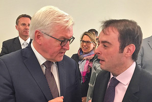 Alexander Kulitz und Bundespräsident Frank-Walter Steinmeier. Alexander Kulitz und Bundespräsident Frank-Walter Steinmeier.