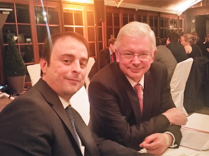 Zusammentreffen mit Alexander Kulitz und Roland Koch. Zusammentreffen von Alexander Kulitz und Roland Koch.