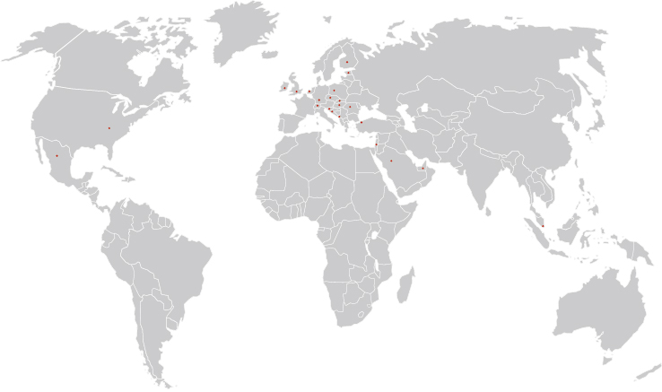 Die Internationalisierung von ESTA. Die Internationalisierung von ESTA.