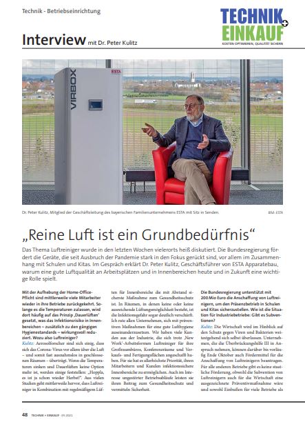Clipping Interview mit Dr. Peter Kulitz